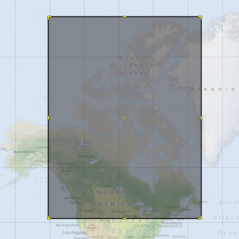 Figure 5: Bounding box for Canada drawn on [BoundingBox](http://boundingbox.klokantech.com).