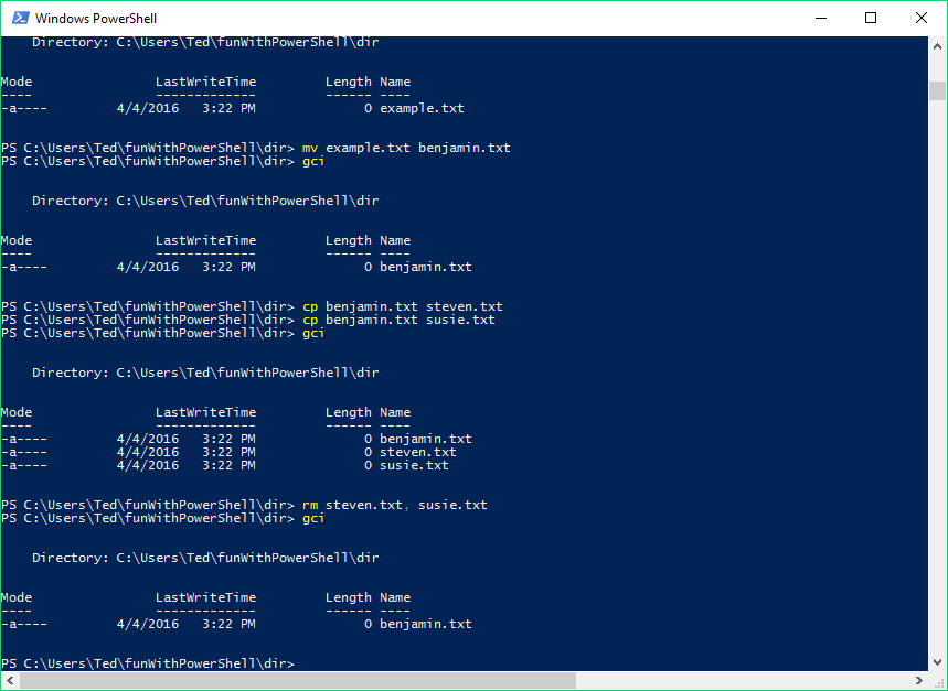 powershell exiftool